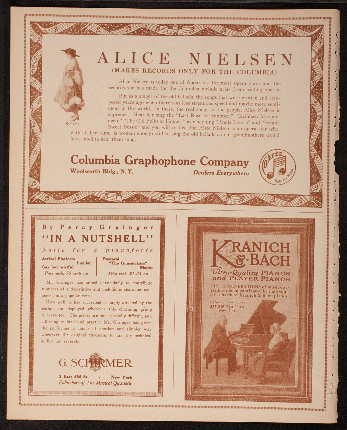 Intercollegiate Glee Club Contest, March 3, 1917, program page 6
