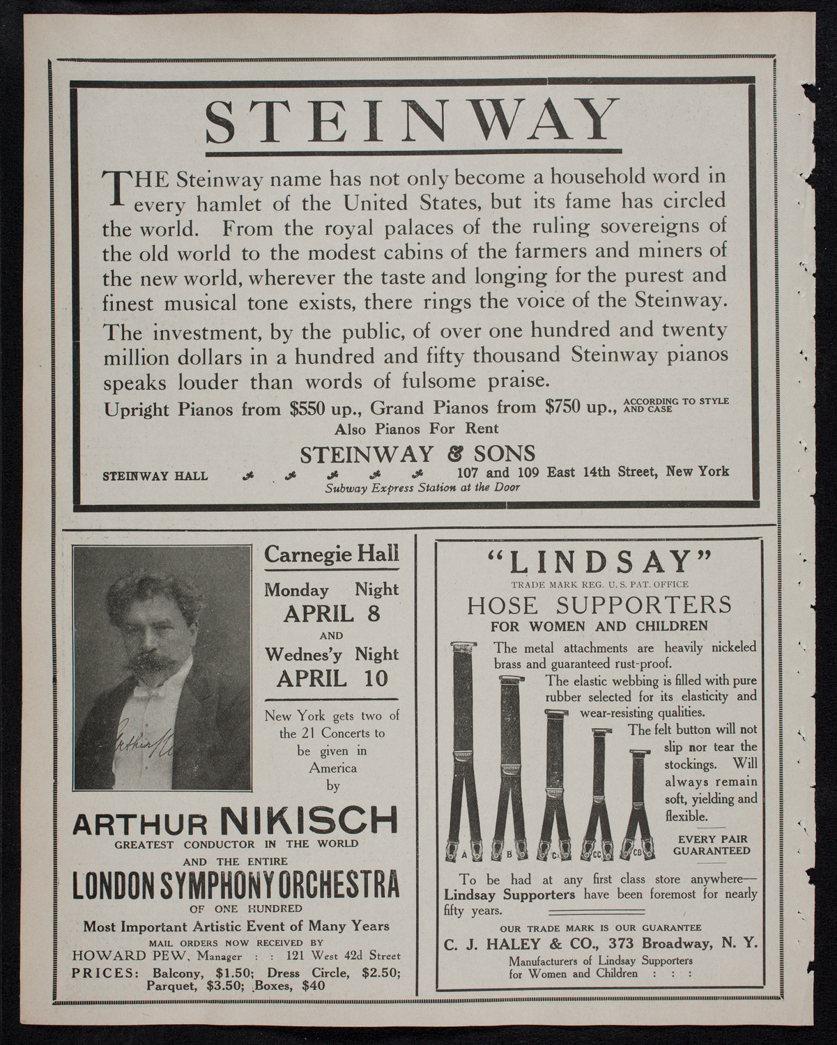 Burton Holmes Travelogue: Buenos Aires, January 28, 1912, program page 4