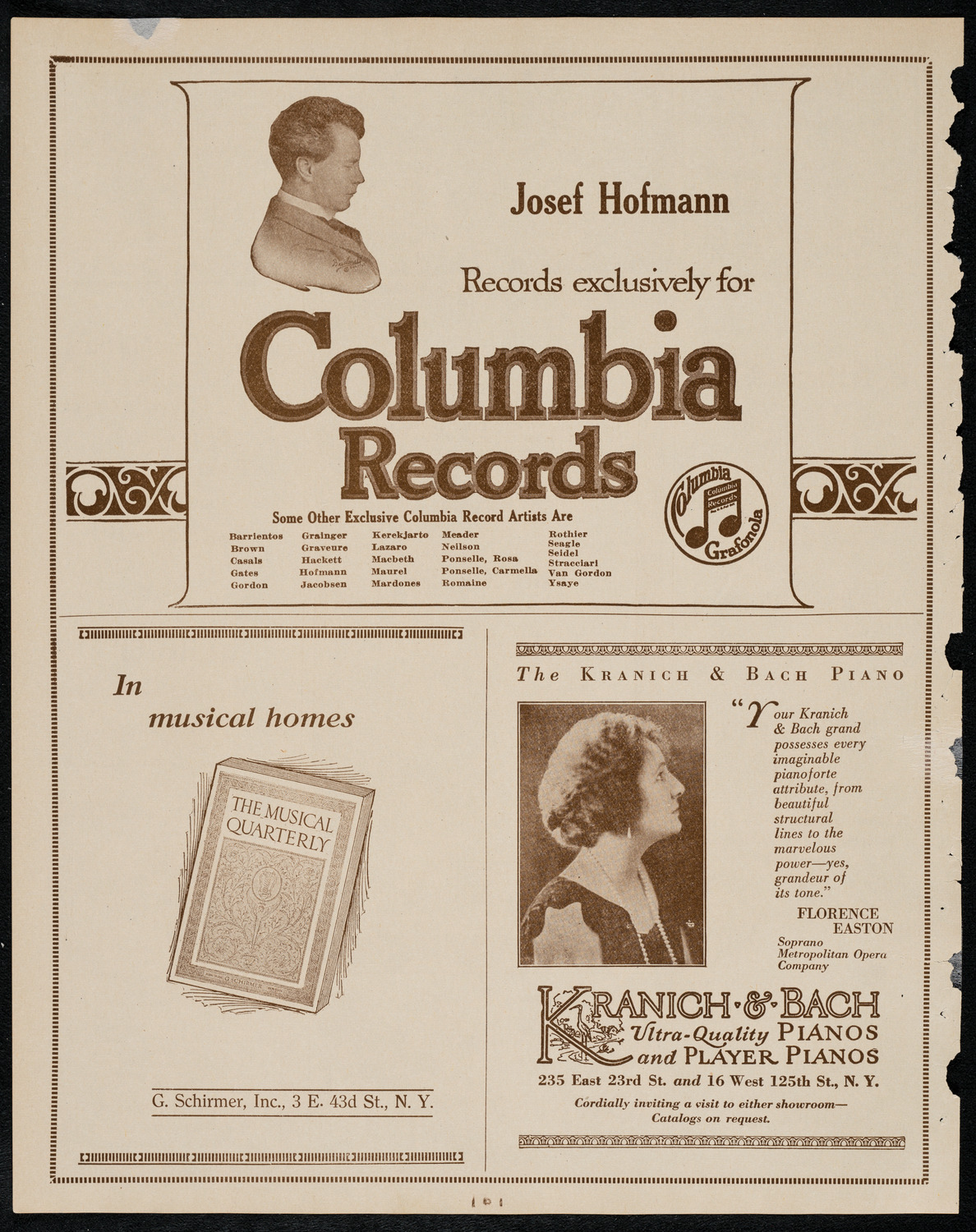 Fritz Kreisler, Violin, February 25, 1922, program page 6