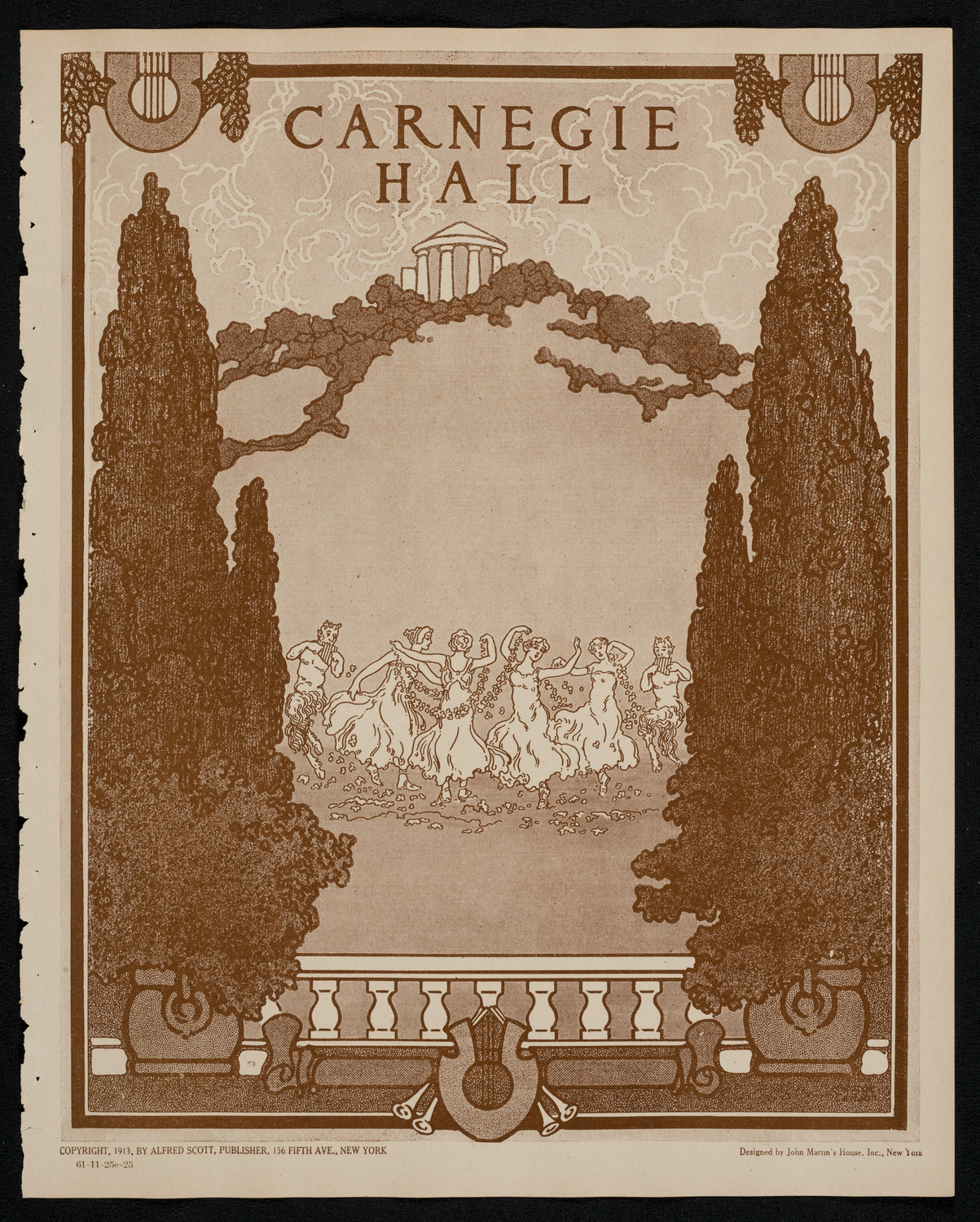 New York Philharmonic, November 25, 1925, program page 1