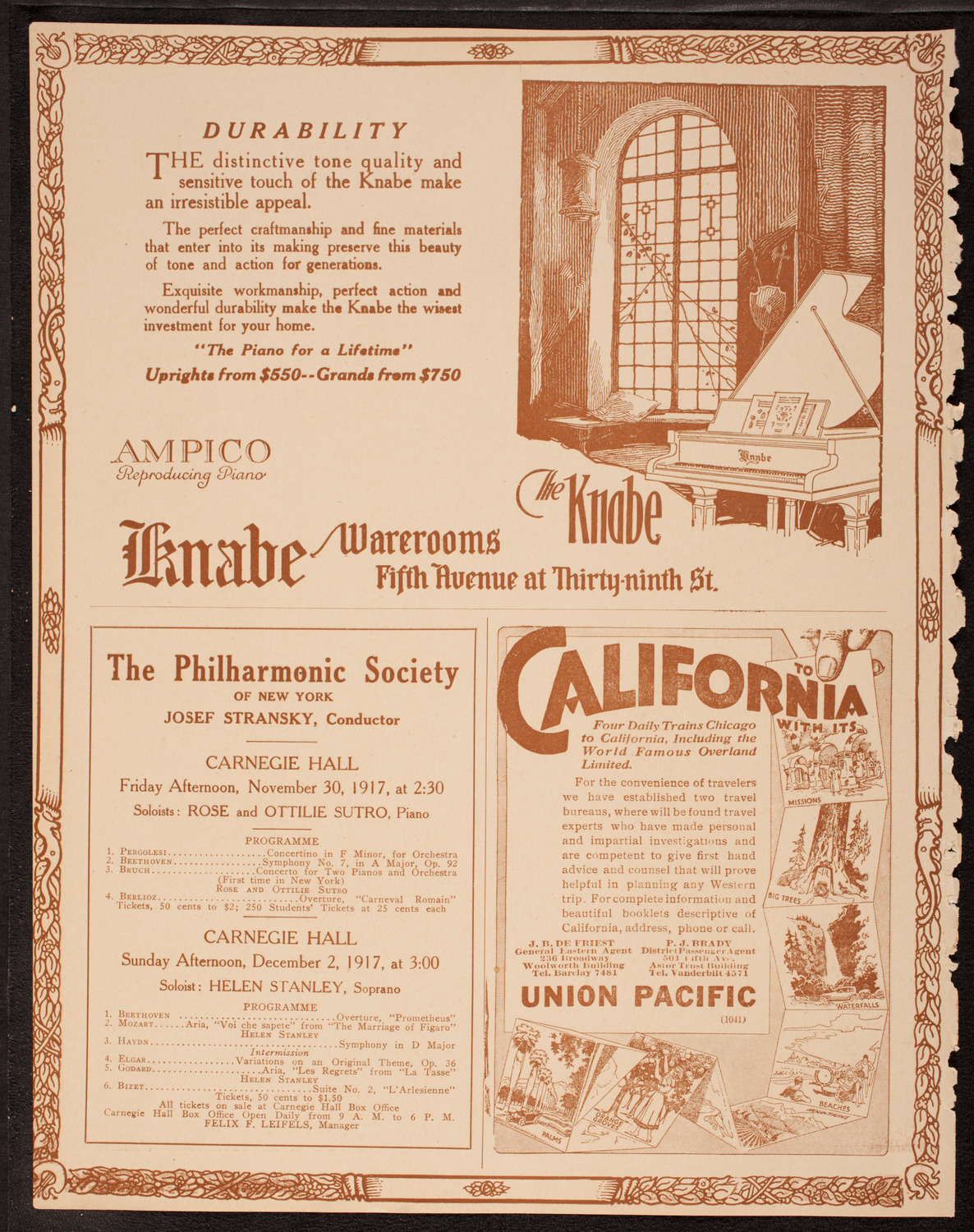 Newman Traveltalks: Our Pacific Coast, November 26, 1917, program page 12