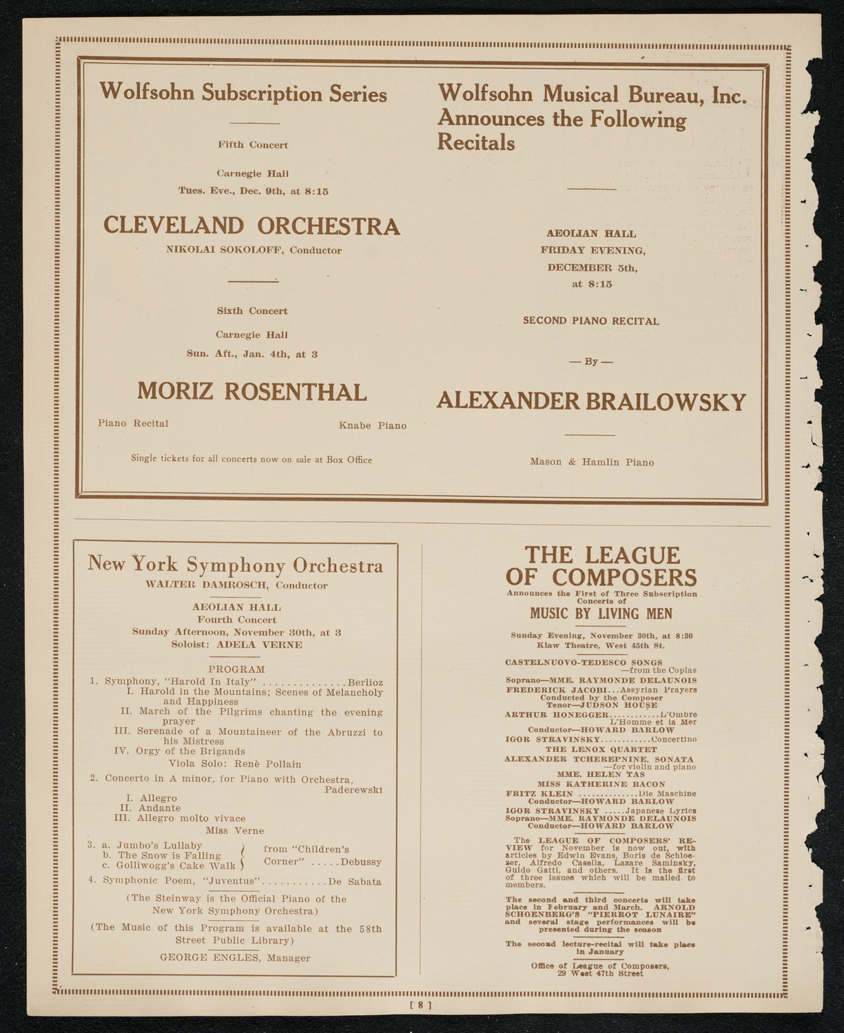 Newman Traveltalks: Burma, November 23, 1924, program page 8