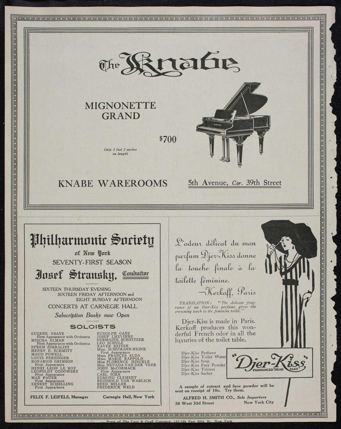 Elmendorf Lecture: The Great Southwest, October 28, 1912, program page 12