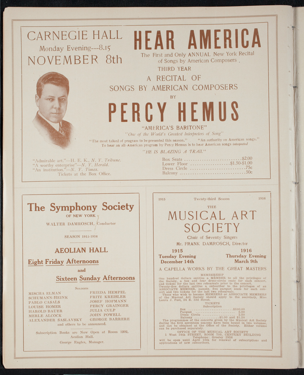 Fashion Show: "Yesterday or To-Morrow", October 7, 1915, program page 8