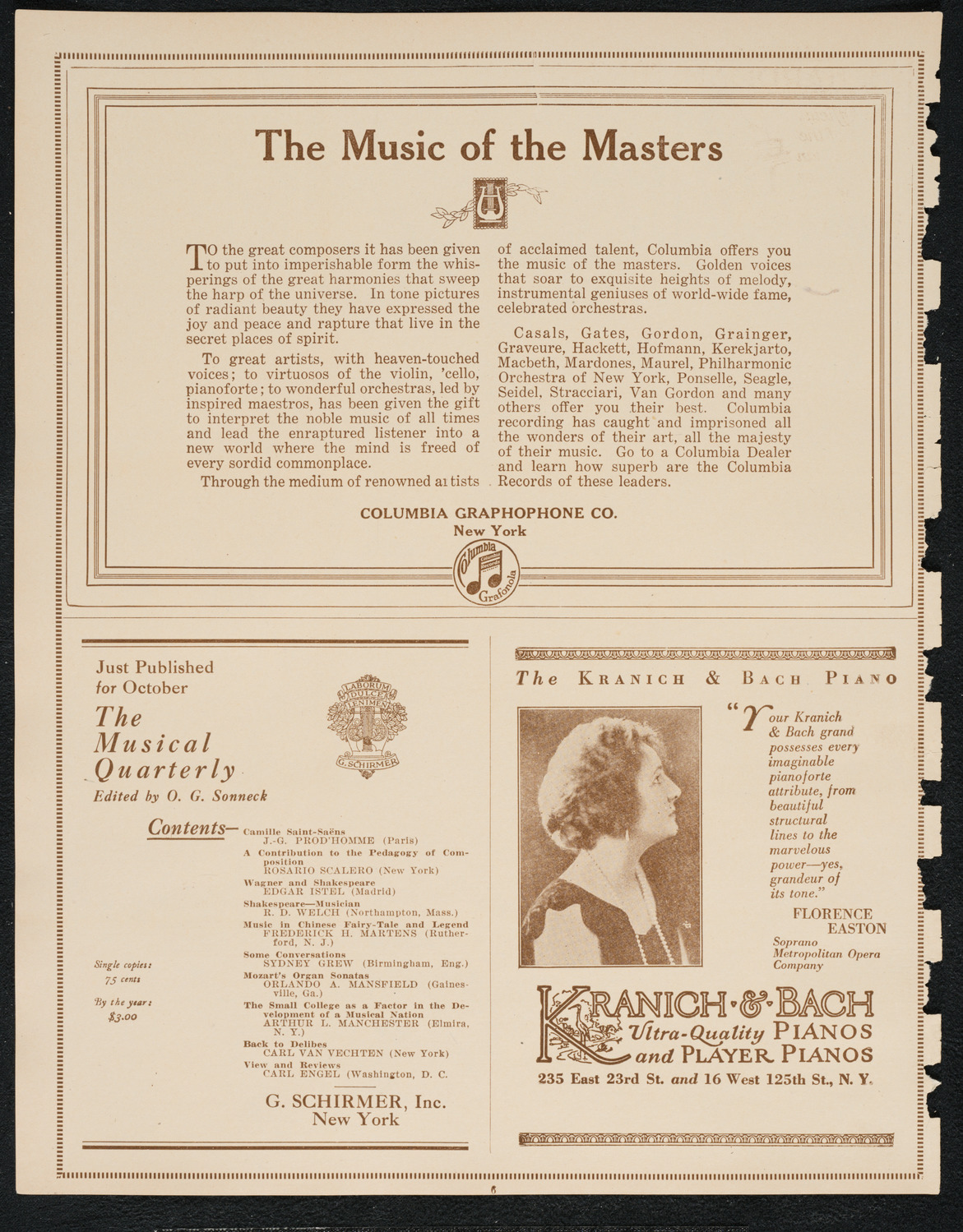 Roosevelt Birthday Celebration, October 27, 1922, program page 6
