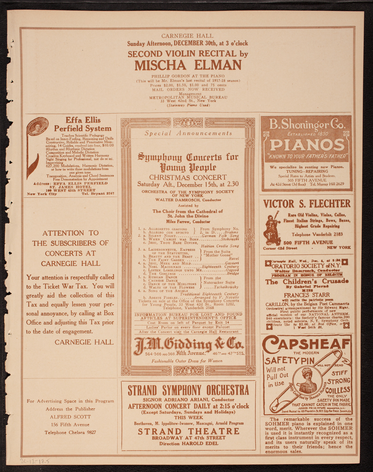 Newman Traveltalks: Our Real American -- The Indian, December 2, 1917, program page 9