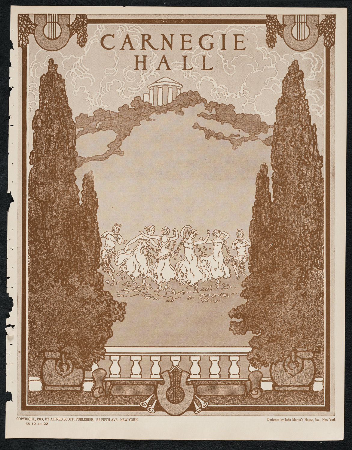 City Symphony Orchestra, December 4, 1922, program page 1