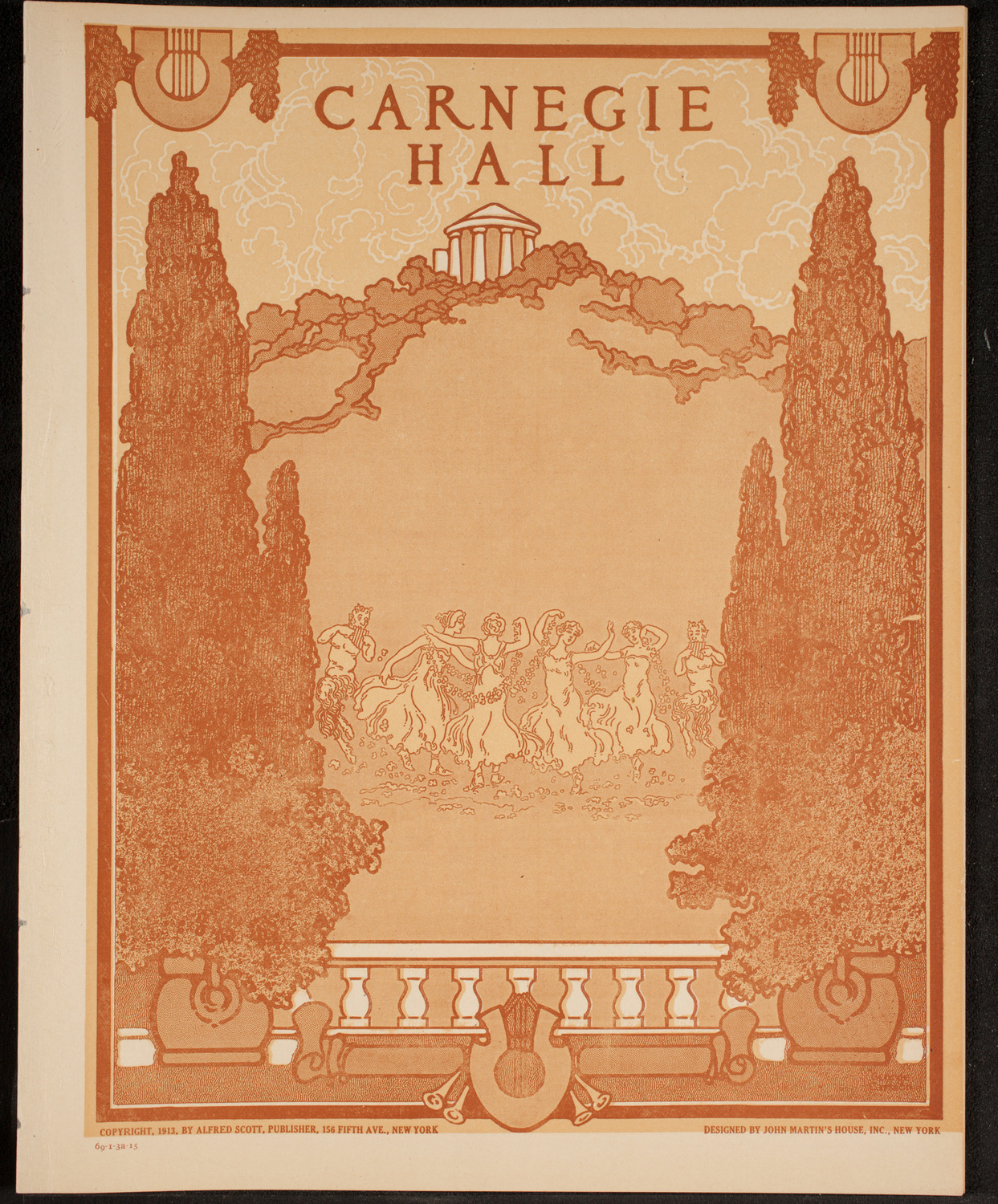 New York Philharmonic, January 3, 1915, program page 1