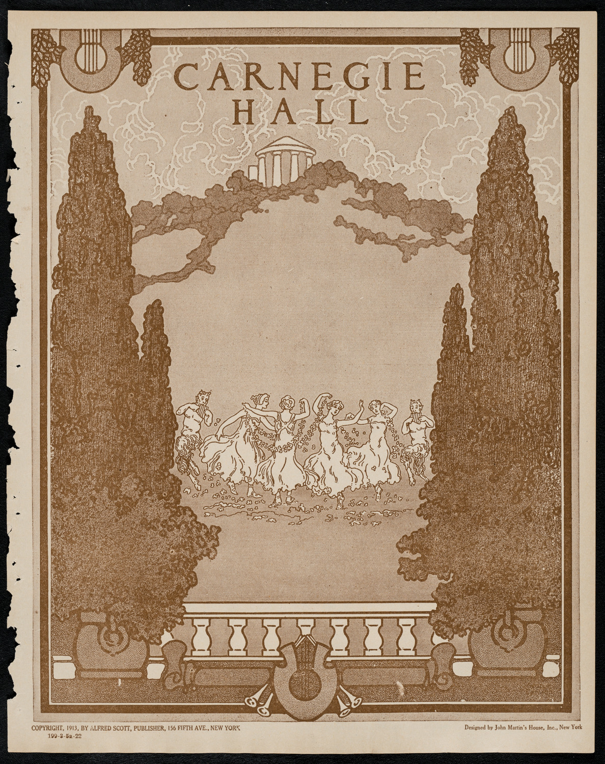 Jascha Heifetz, Violin, March 5, 1922, program page 1