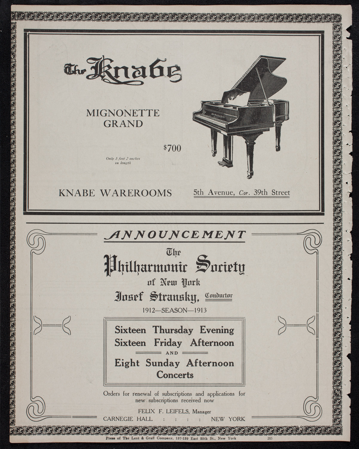 Graduation: Manhattan College, June 18, 1912, program page 12