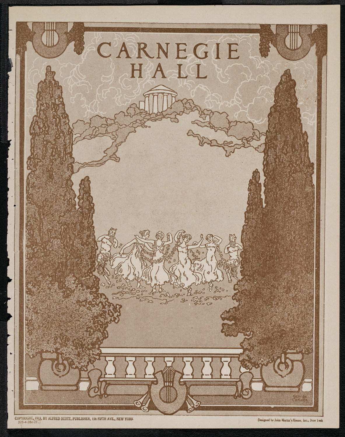 Benefit: St. Andrews One Cent Coffee Stands Society, April 28, 1921, program page 1