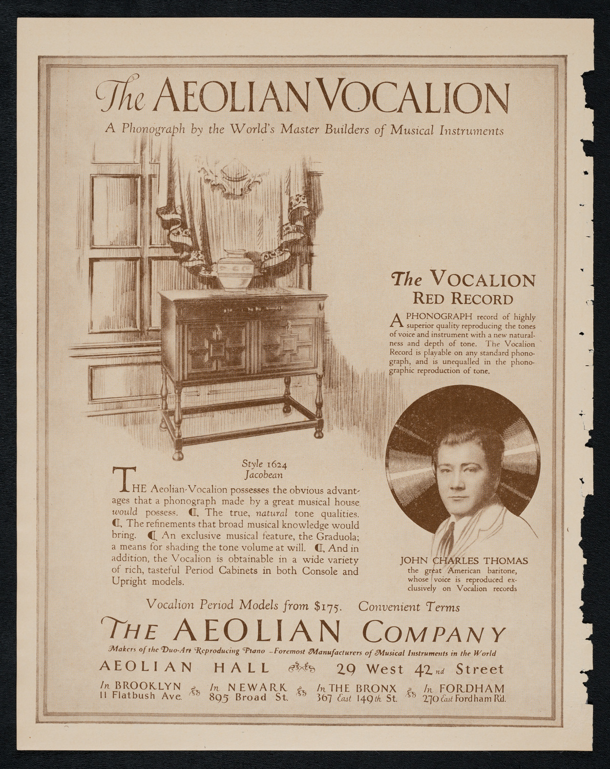 New York Symphony Orchestra, March 22, 1923, program page 2
