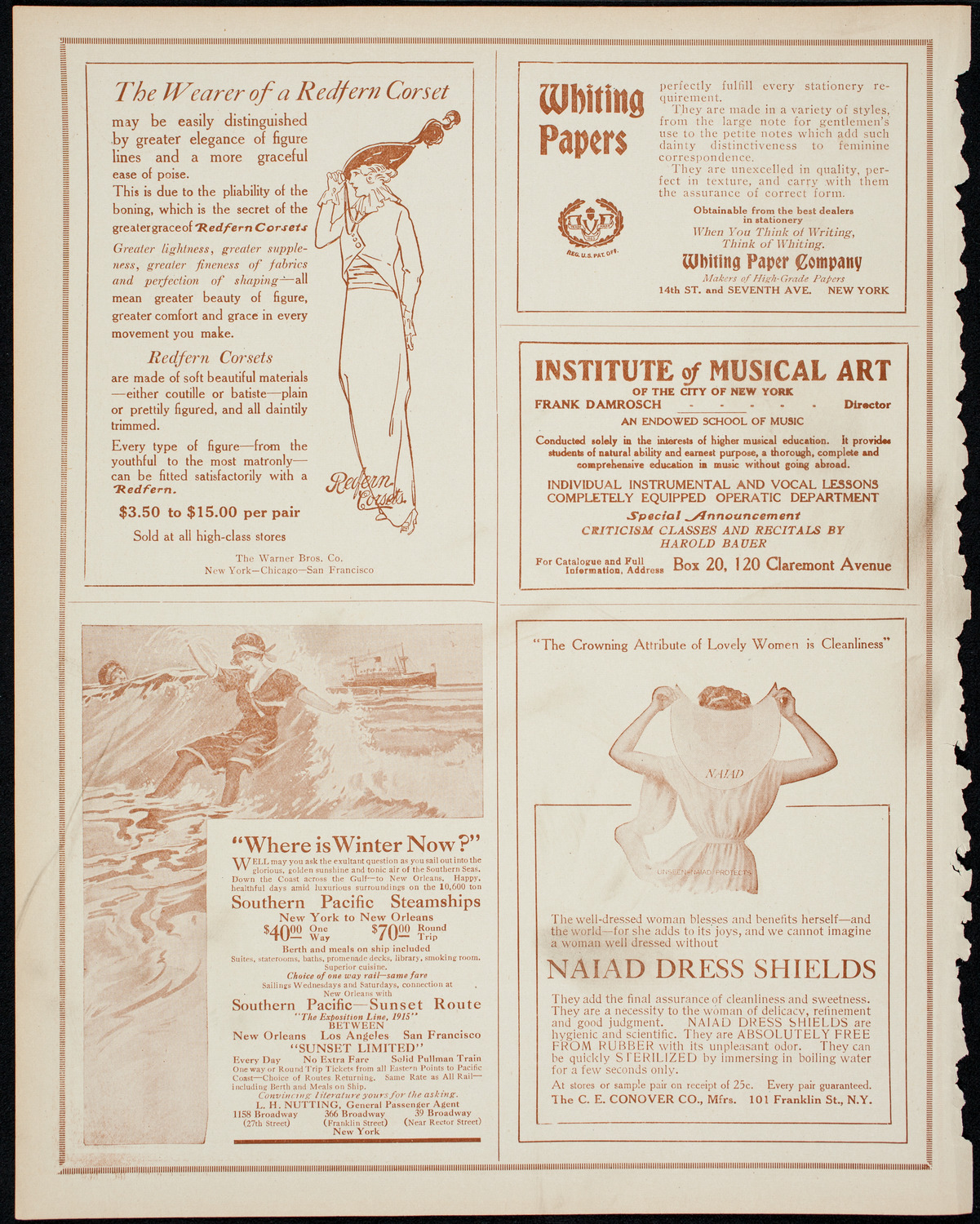 Teresa Carreño, Piano, January 9, 1914, program page 2