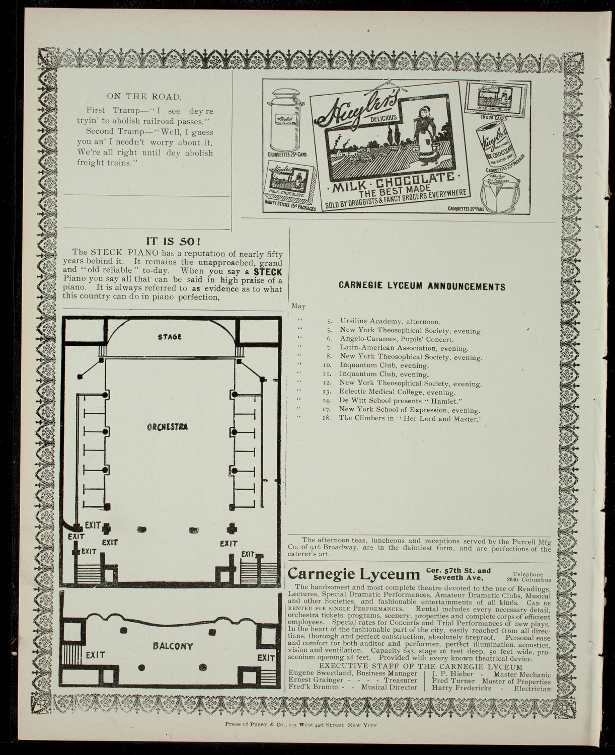 Grand Concert for the Benefit of The Hattie Ross Mothers Guards, May 3, 1904, program page 4