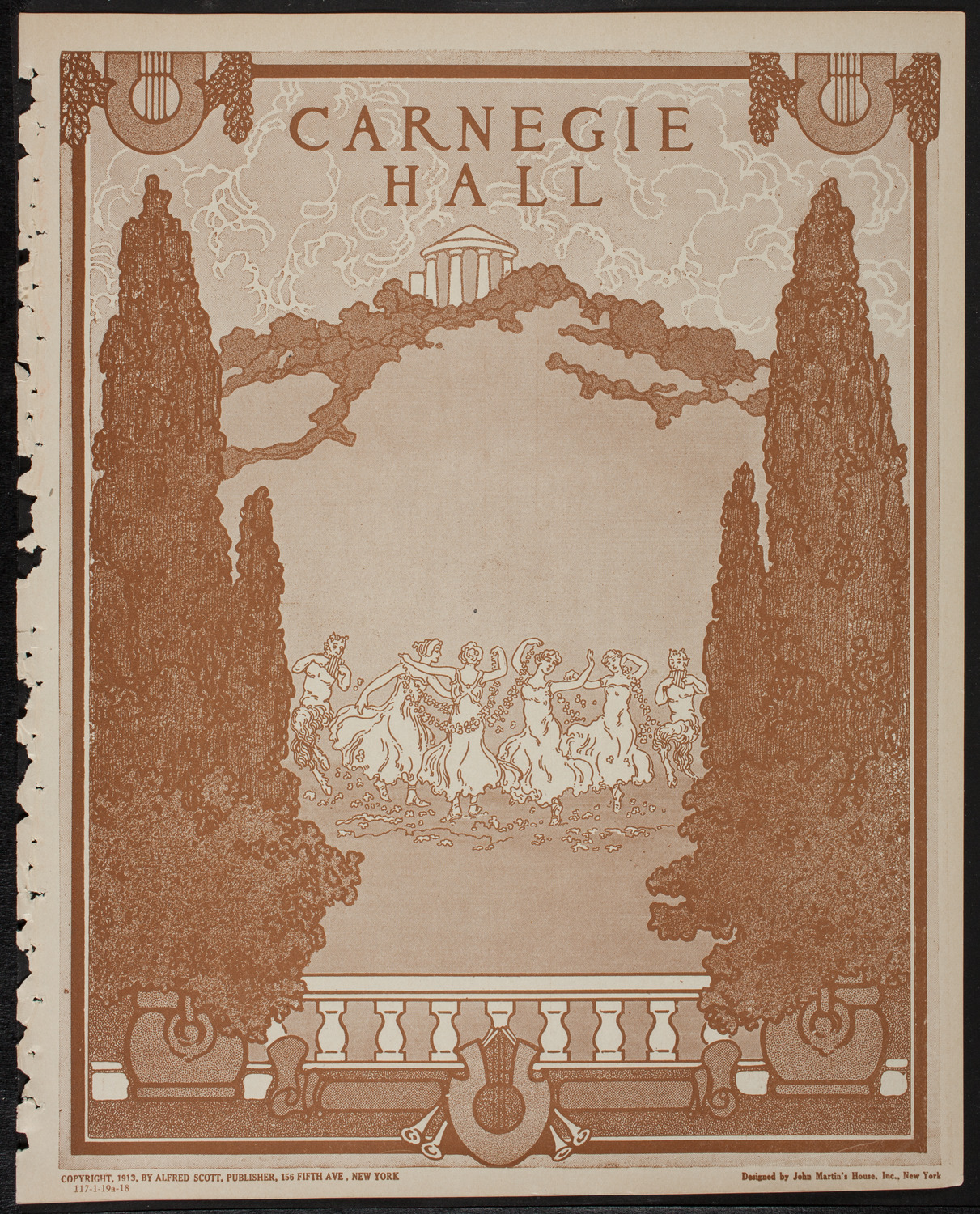 New York Philharmonic, January 19, 1918, program page 1