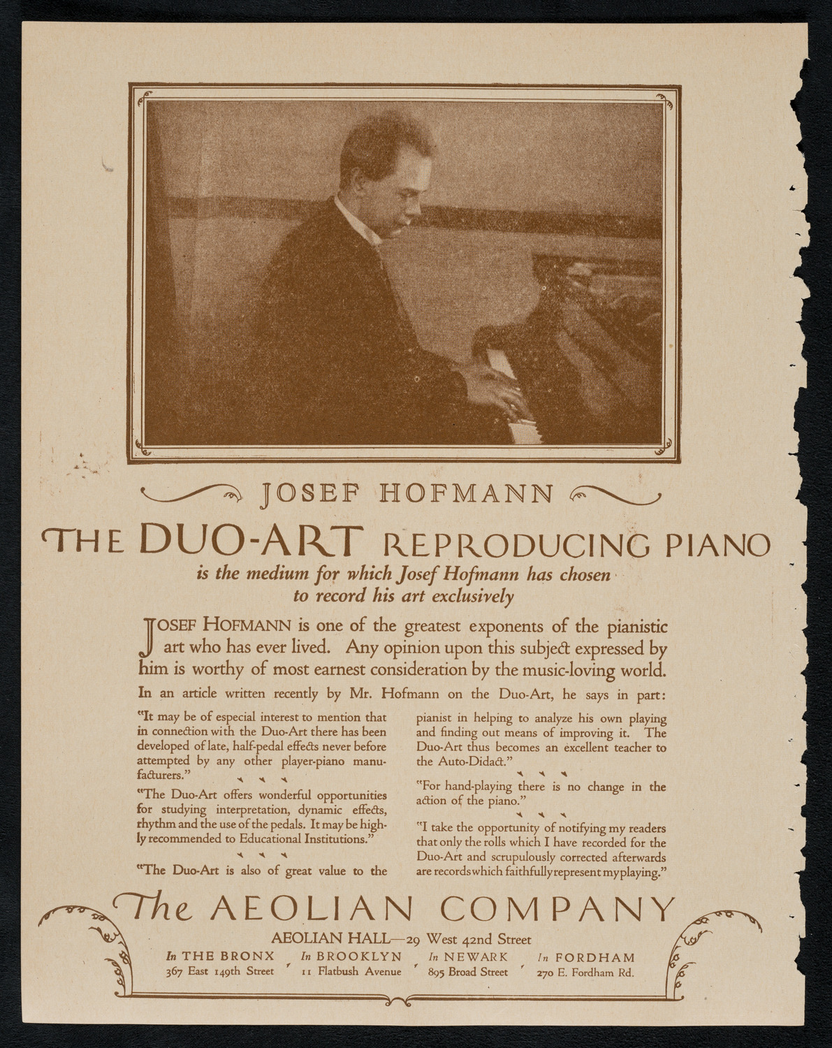 Josef Hofmann, Piano, March 4, 1923, program page 2