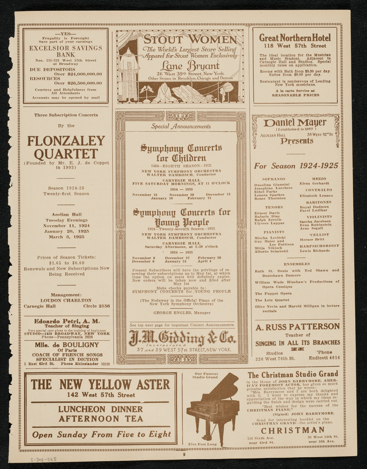 Grand Army of the Republic Memorial Day Exercises, May 30, 1924, program page 9