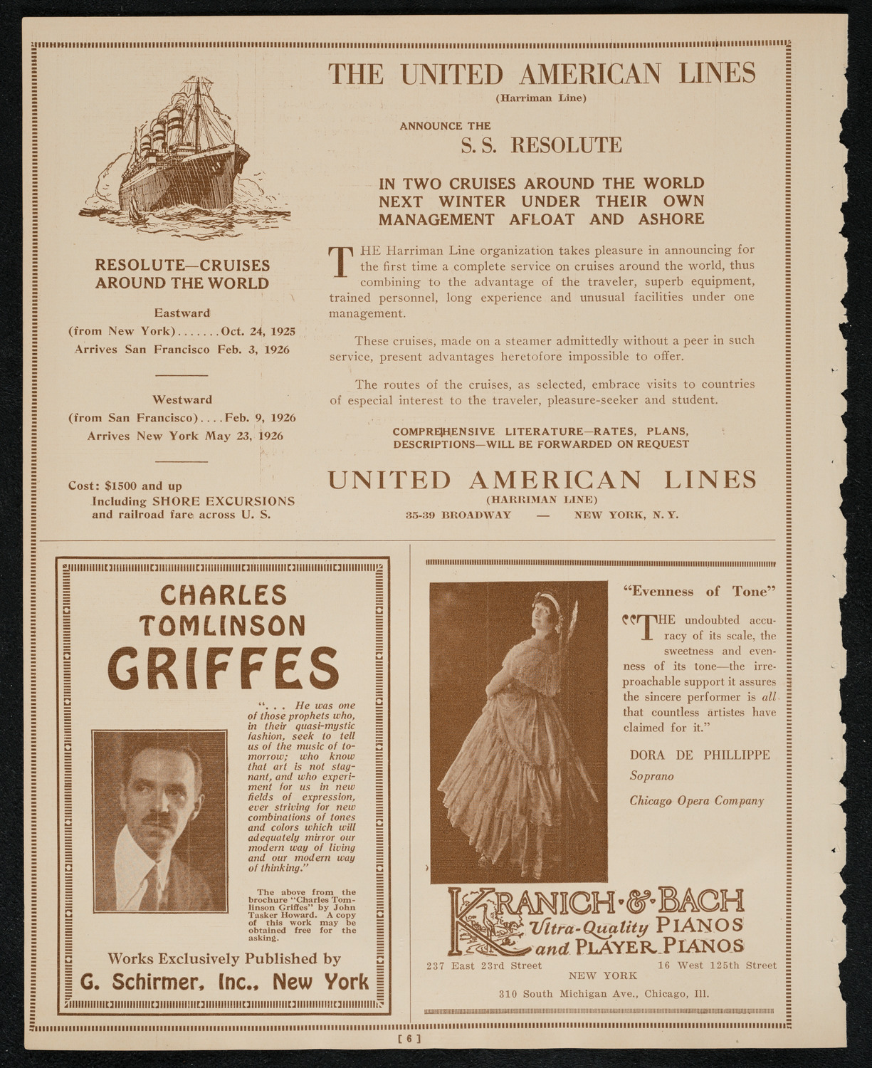 Newman Traveltalks: Java and Sumatra, December 14, 1924, program page 6