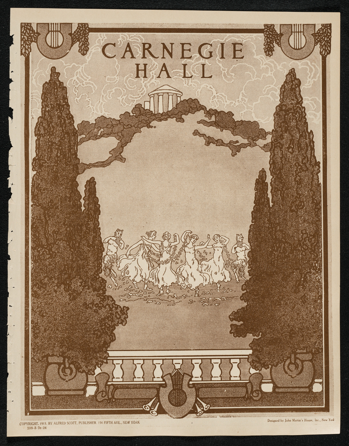 New York Symphony Orchestra, March 7, 1924, program page 1