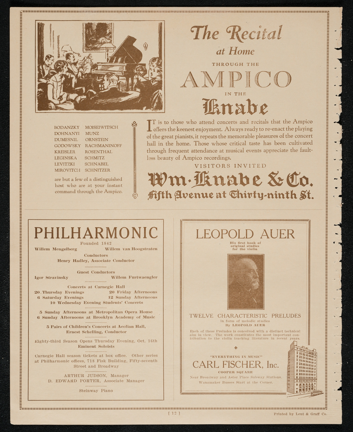 Frei Arbeiter Stimme, October 4, 1924, program page 12