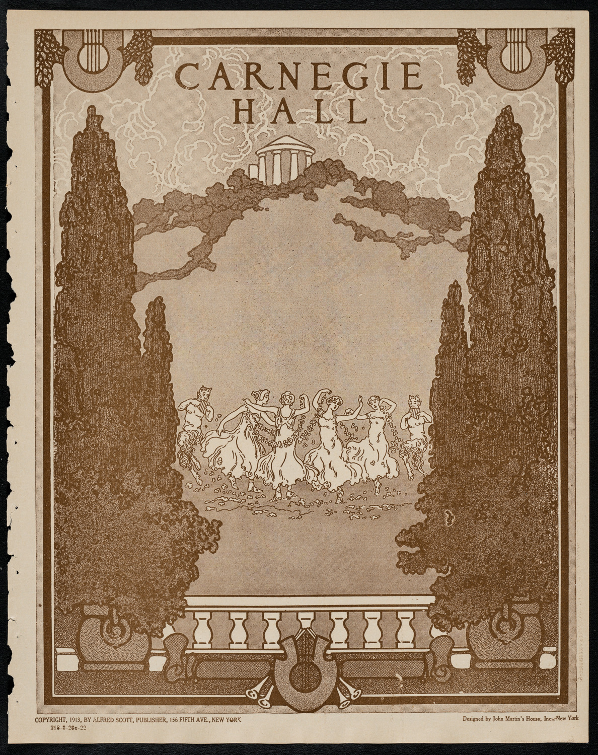 New York Philharmonic, March 23, 1922, program page 1