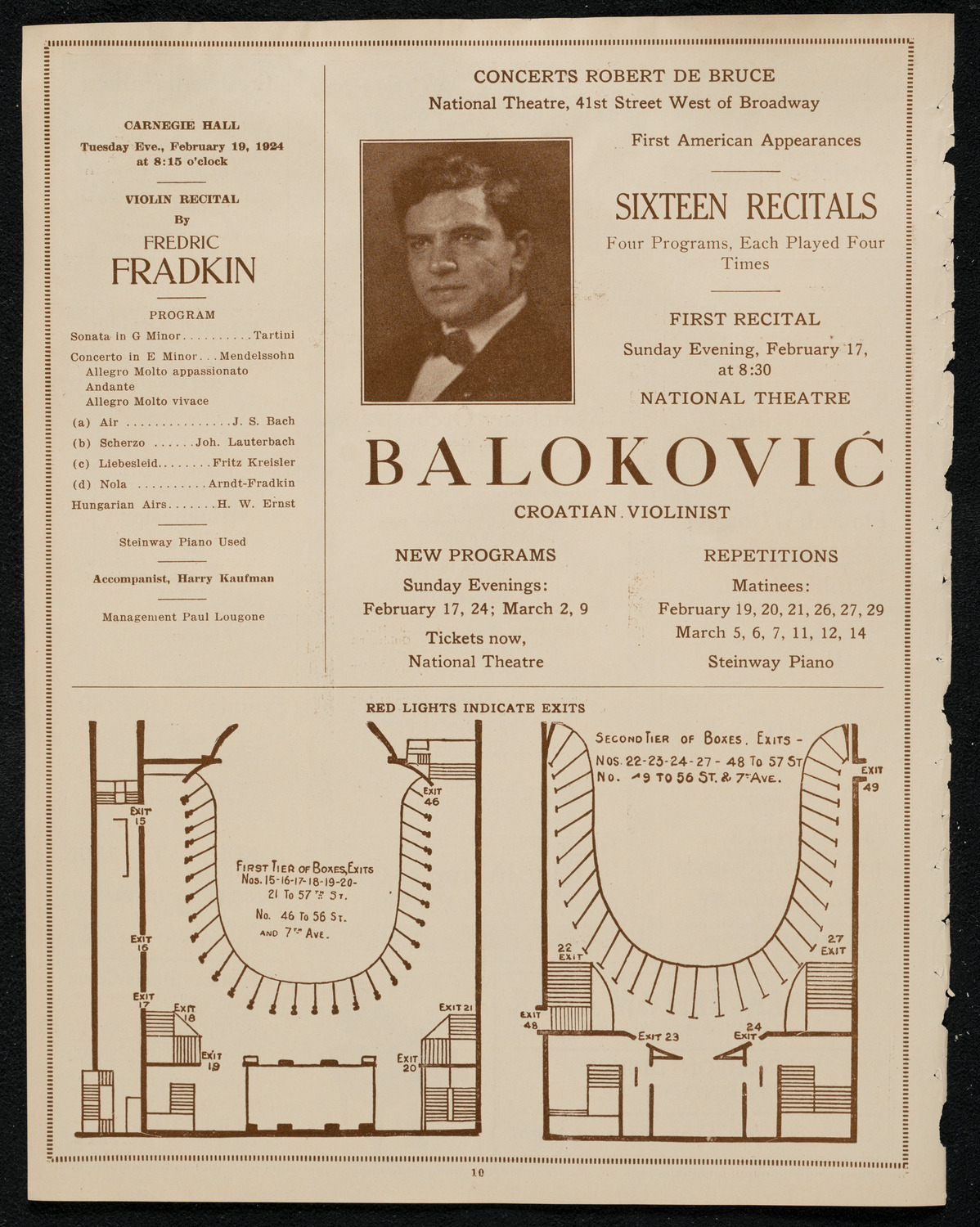 Lecture by Captain Frank Hurley, February 17, 1924, program page 10