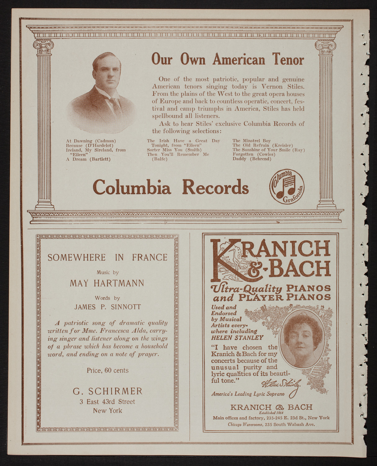 Home Symphony Concert: New York Philharmonic, February 6, 1918, program page 6