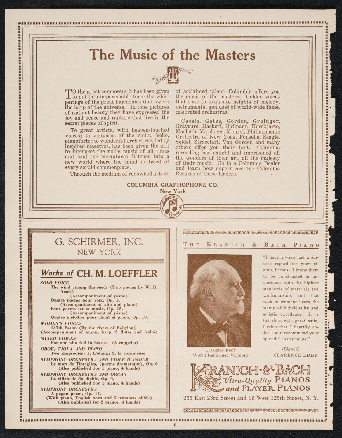 Newman Traveltalks: Victoria Falls, November 26, 1922, program page 6