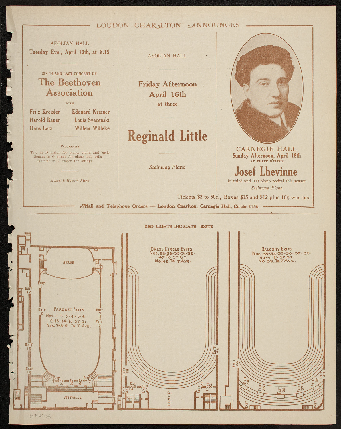 New York Banks' Glee Club, April 10, 1920, program page 11
