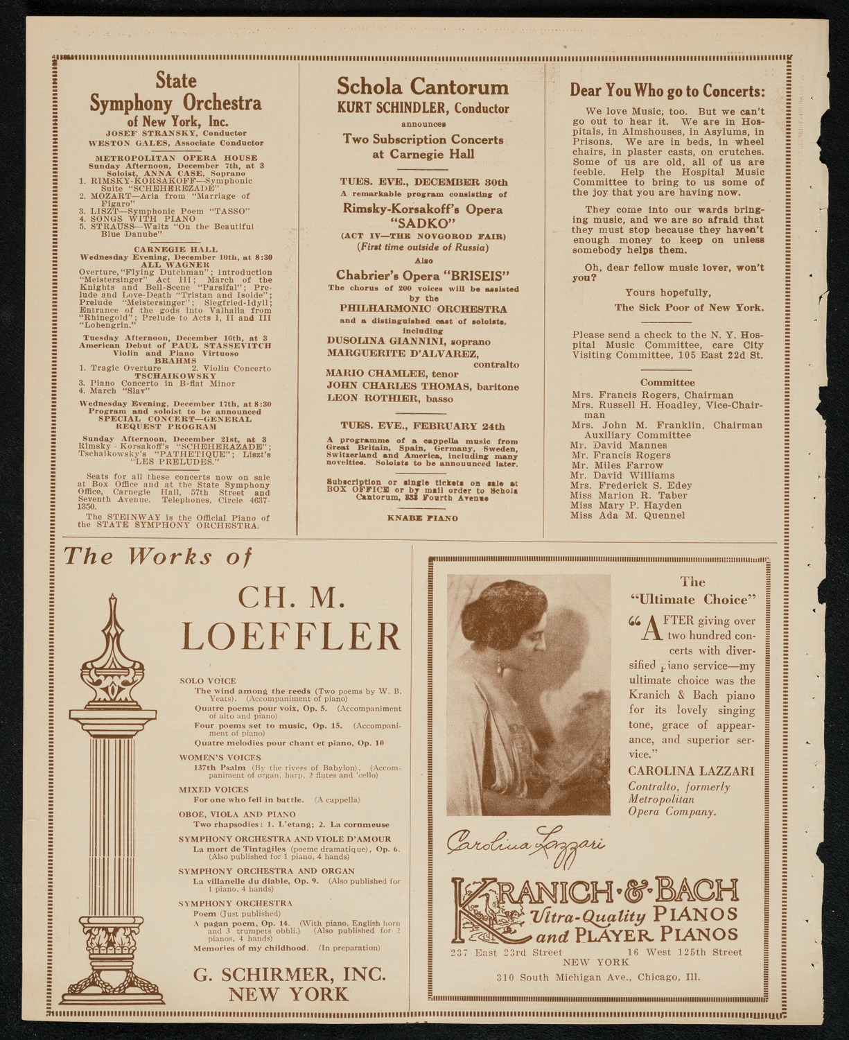 Symphony Concert for Young People, December 6, 1924, program page 6