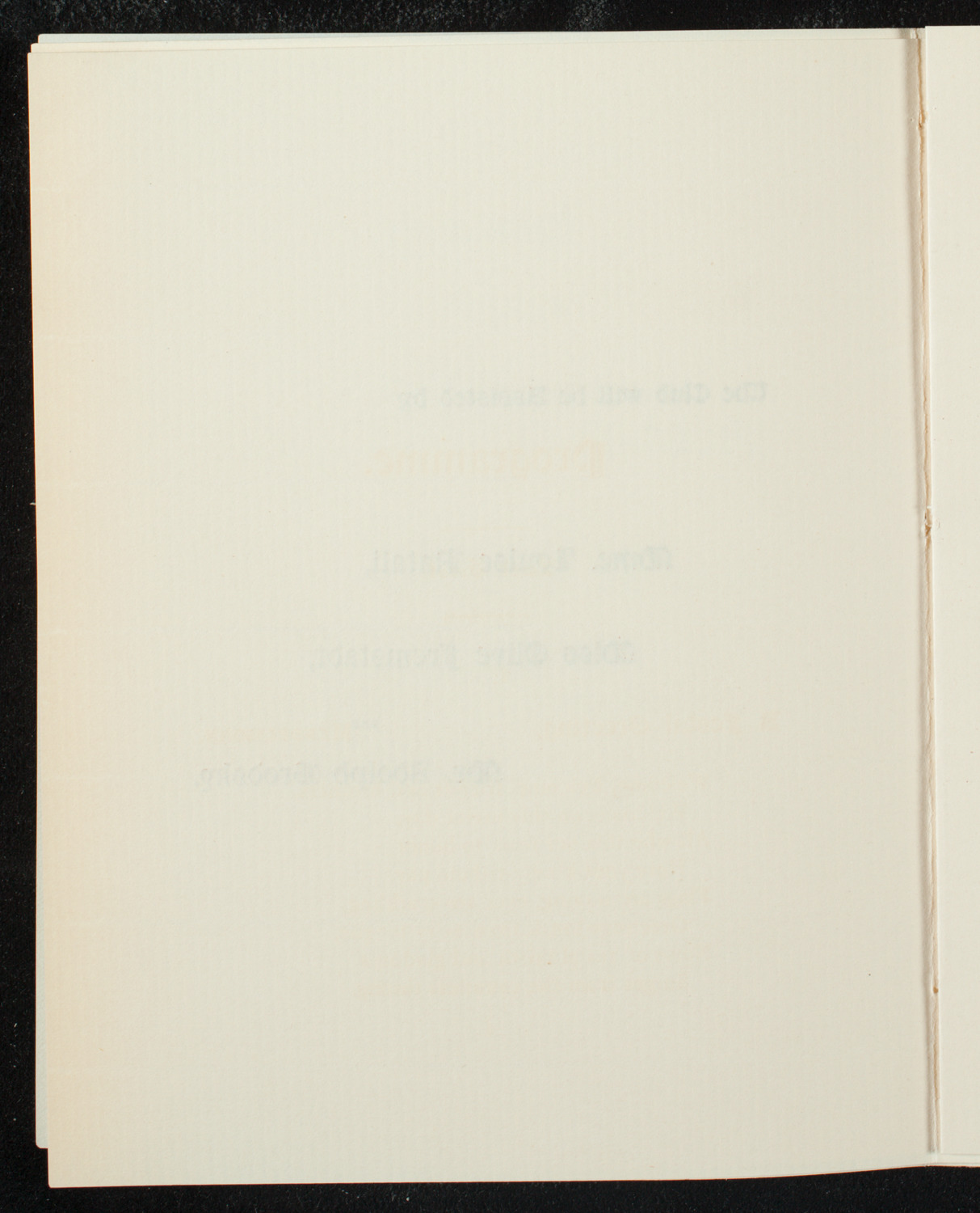 Musurgia, November 24, 1891, program page 8
