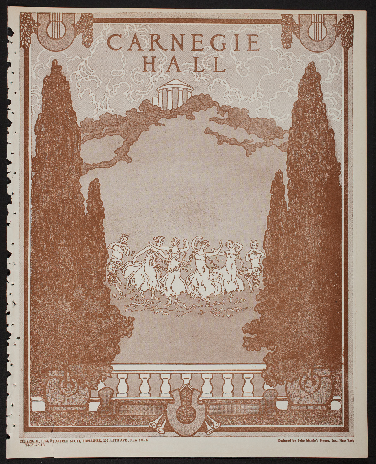 New York Philharmonic, February 7, 1918, program page 1