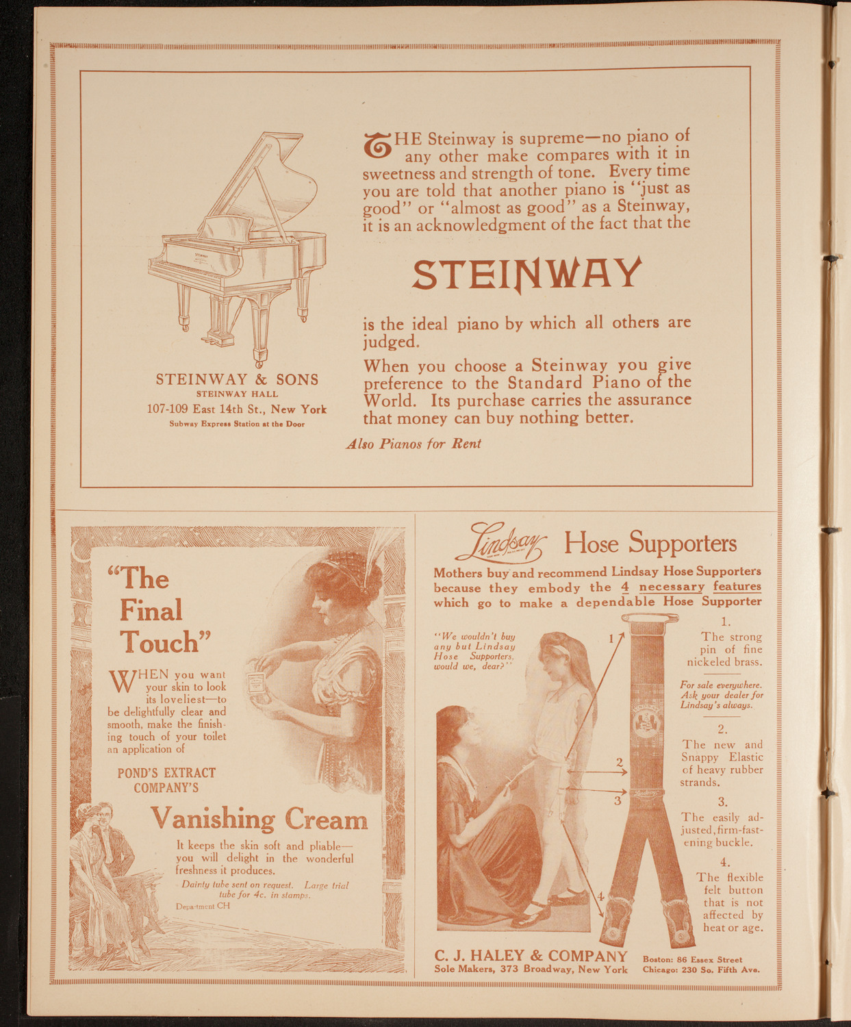 Elmendorf Lecture: Around Northern Europe, November 23, 1914, program page 4