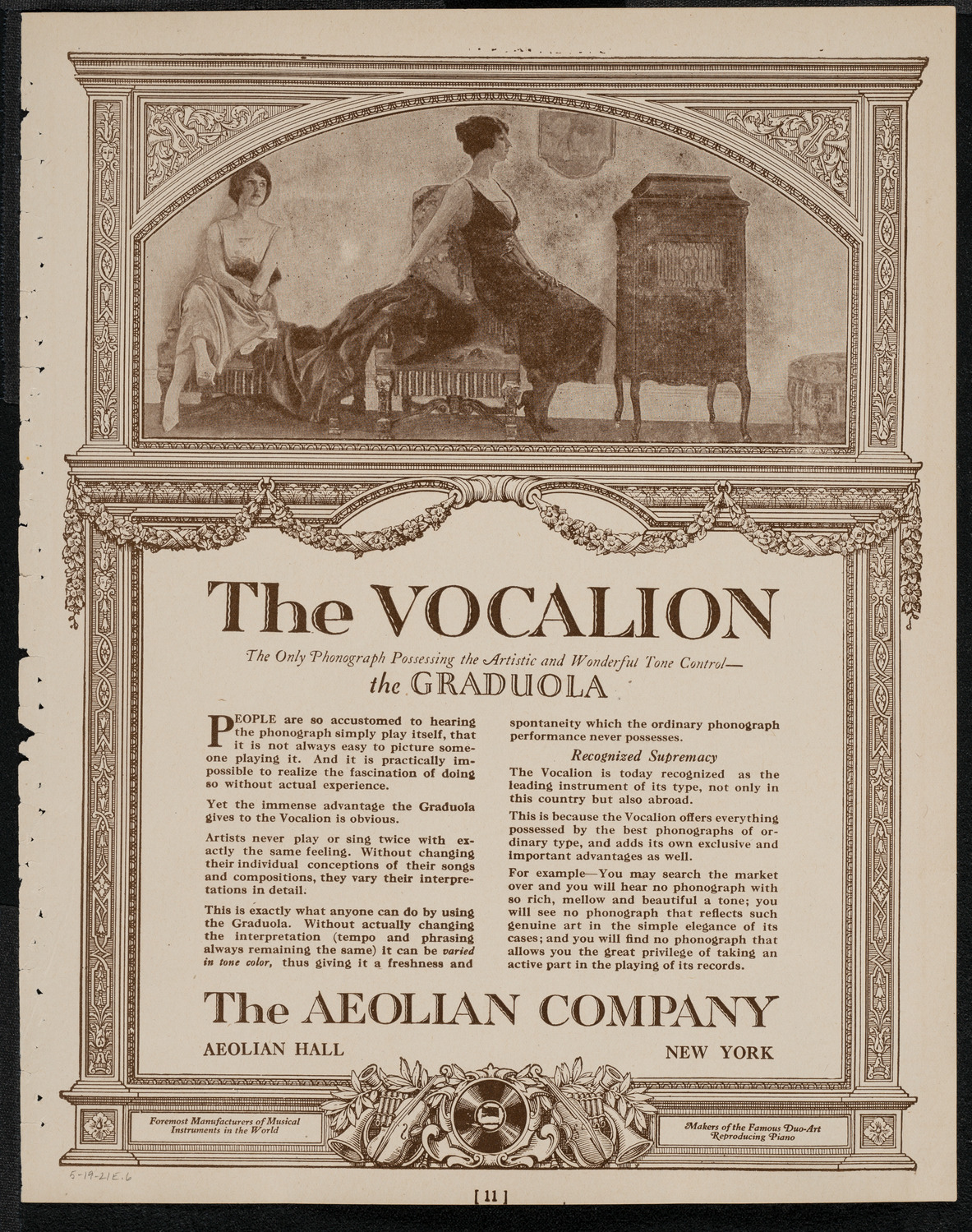 Graduation: College of Pharmacy of the City of New York, May 19, 1921, program page 11