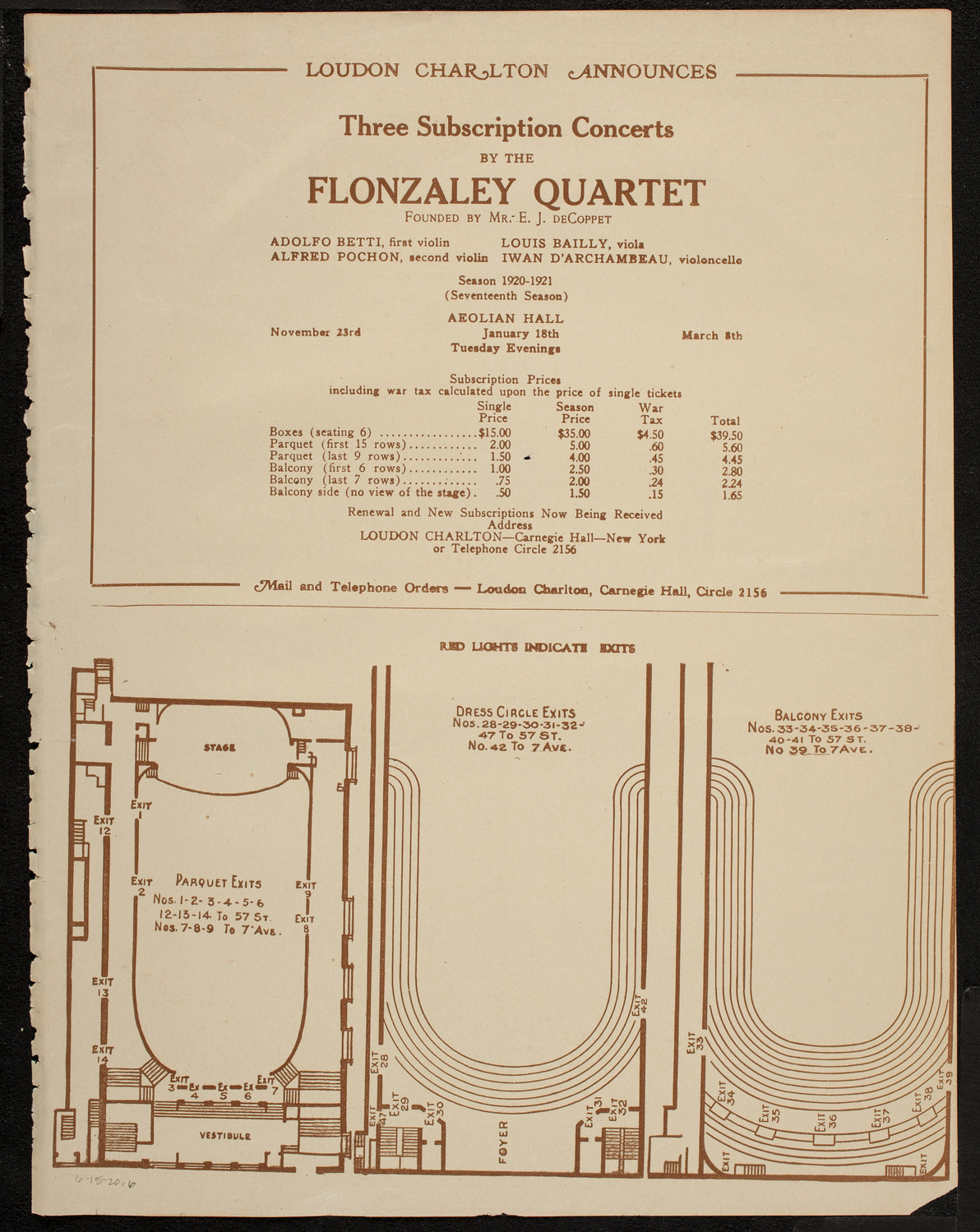 Graduation: Manhattan College, June 15, 1920, program page 11