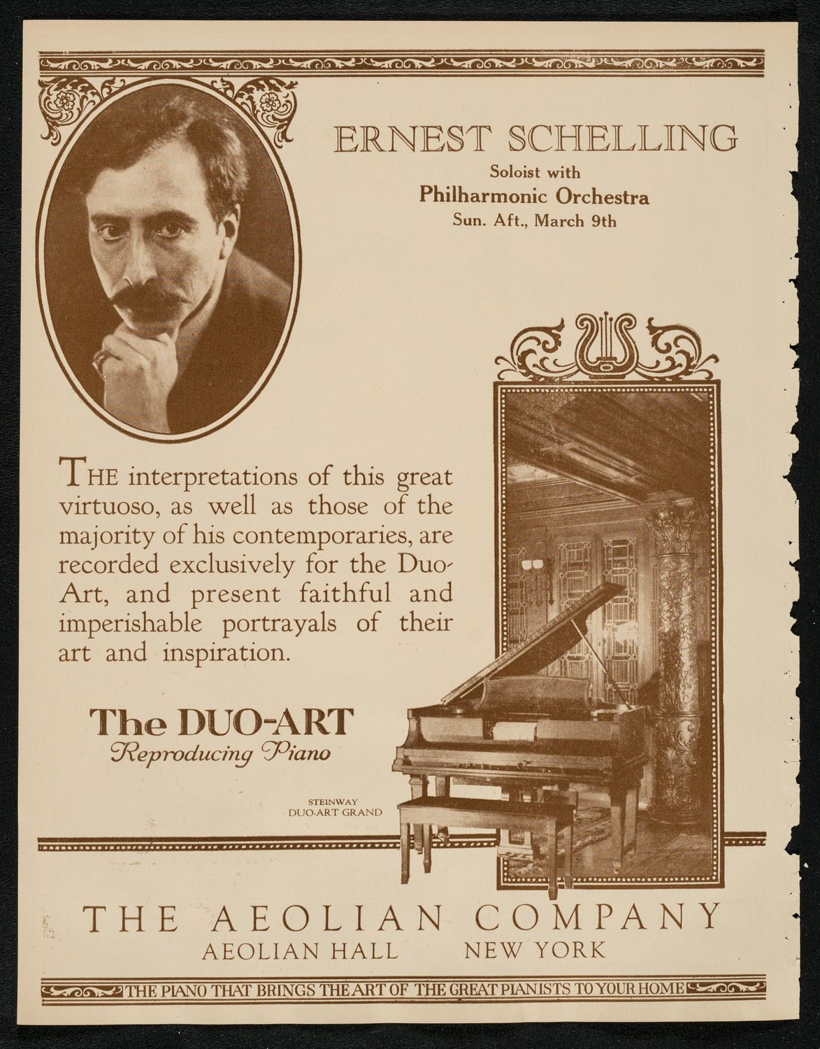 New York Philharmonic, March 7, 1924, program page 2
