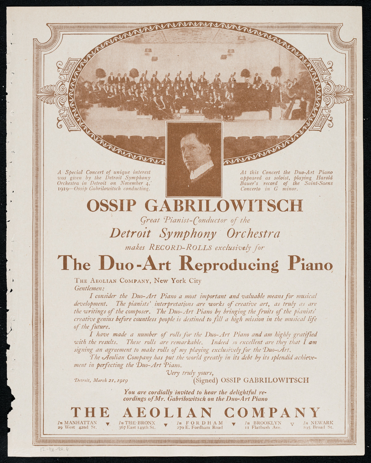 Lydia Lipkowska, Soprano, December 11, 1920, program page 11