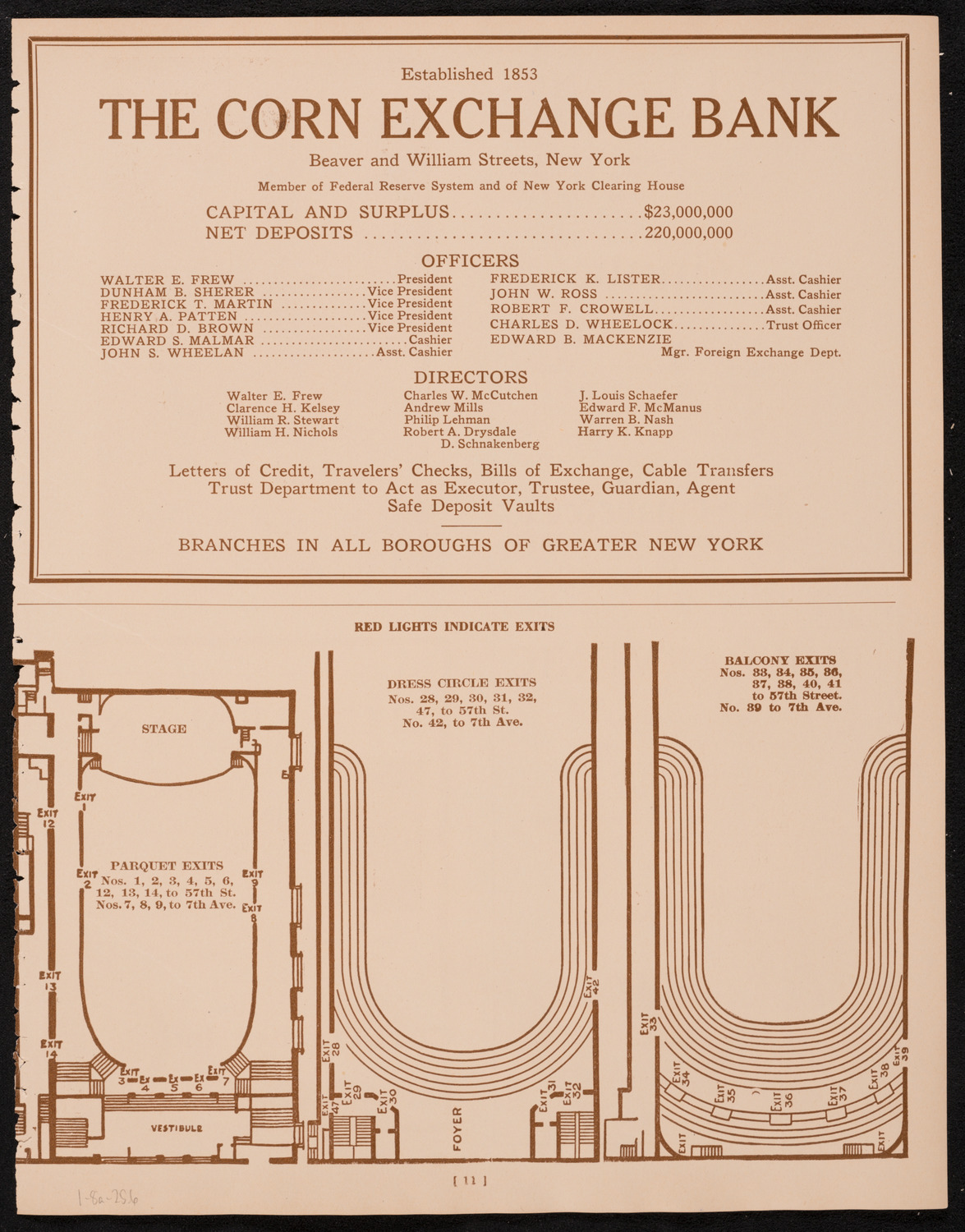 New York Symphony Orchestra, January 8, 1925, program page 11