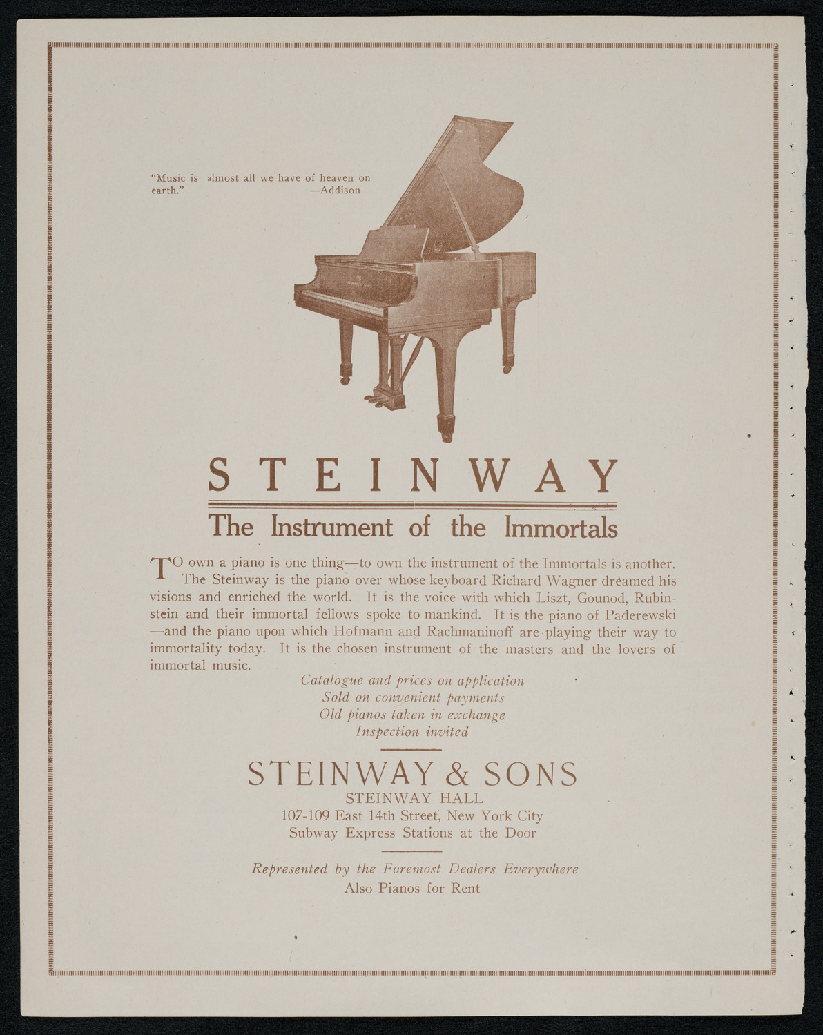 Toscha Seidel, Violin, January 1, 1921, program page 4