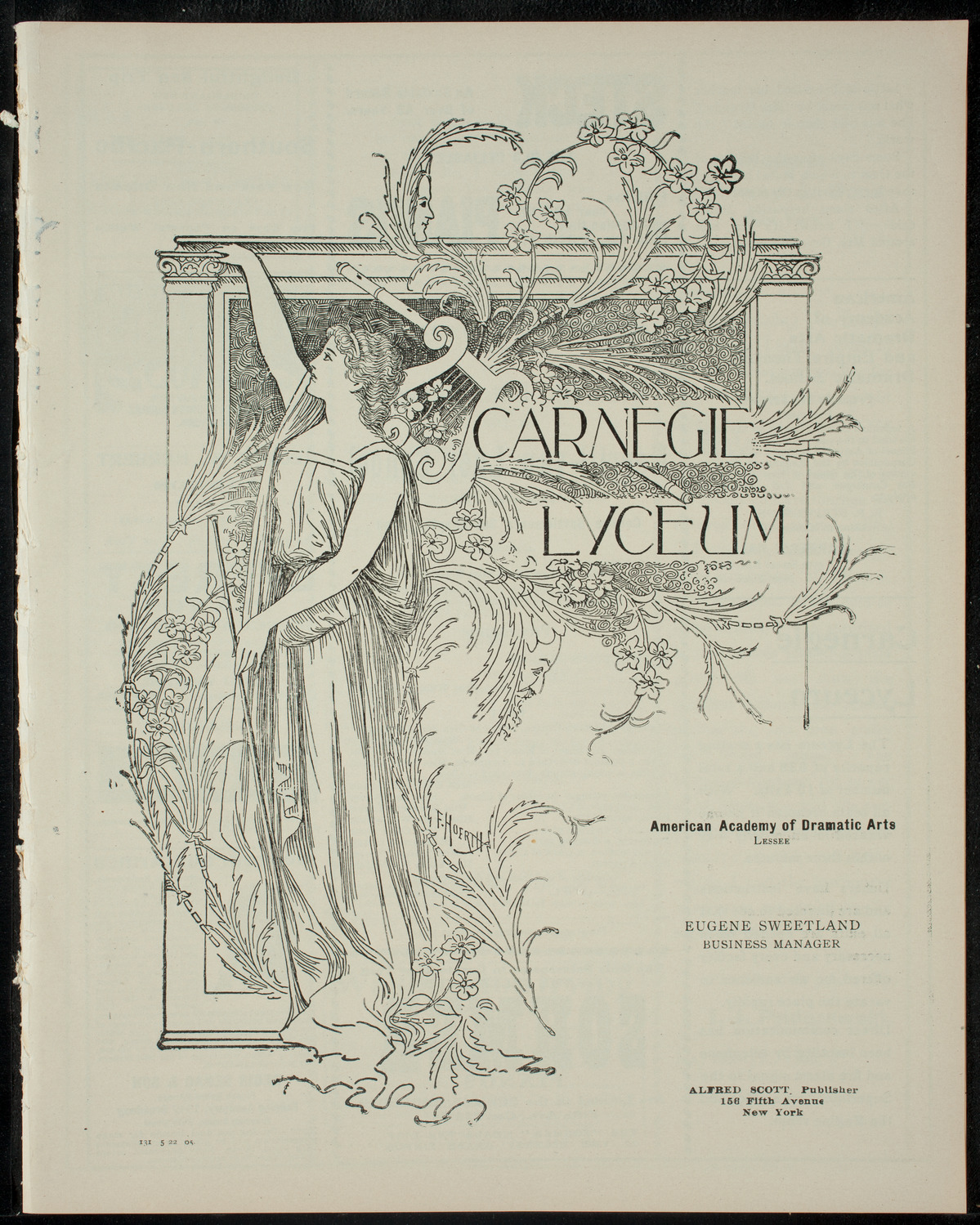 Merrill-Van Laer School Dramatic Entertainment, May 22, 1905, program page 1