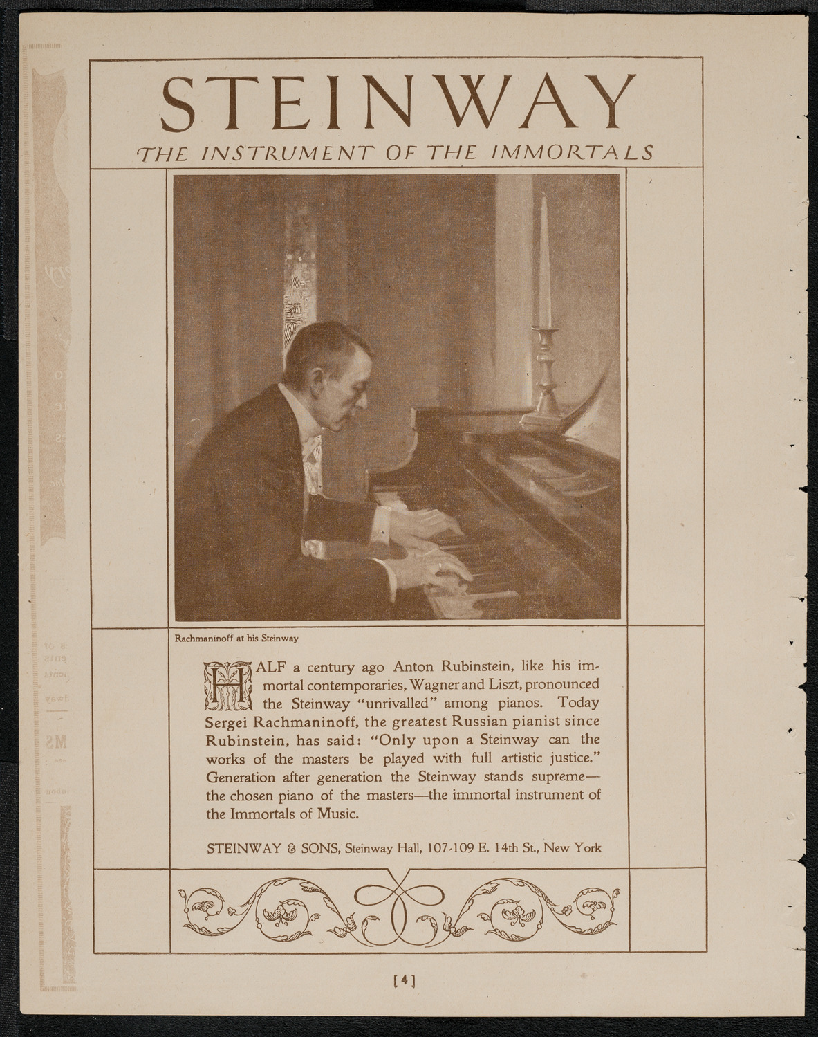 Students of the Malkin Music School, May 8, 1921, program page 4