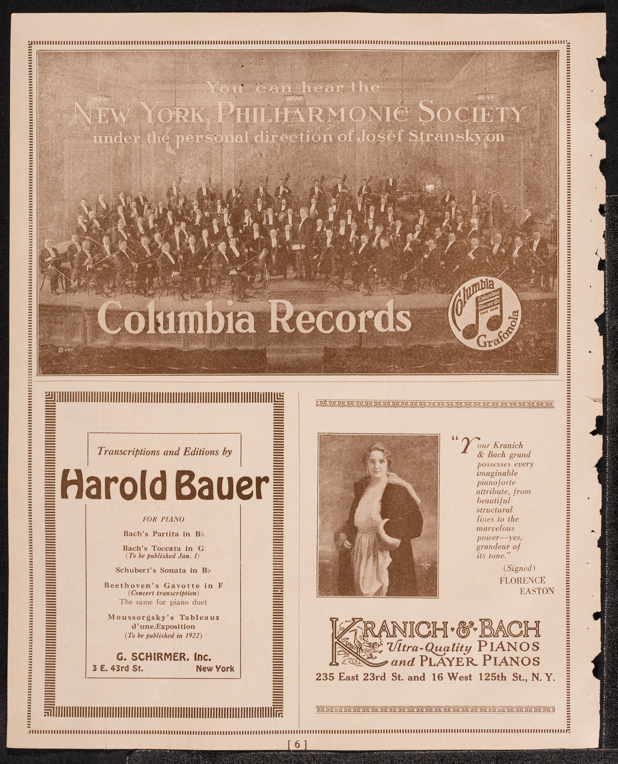 Symphony Concert for Young People, December 10, 1921, program page 6