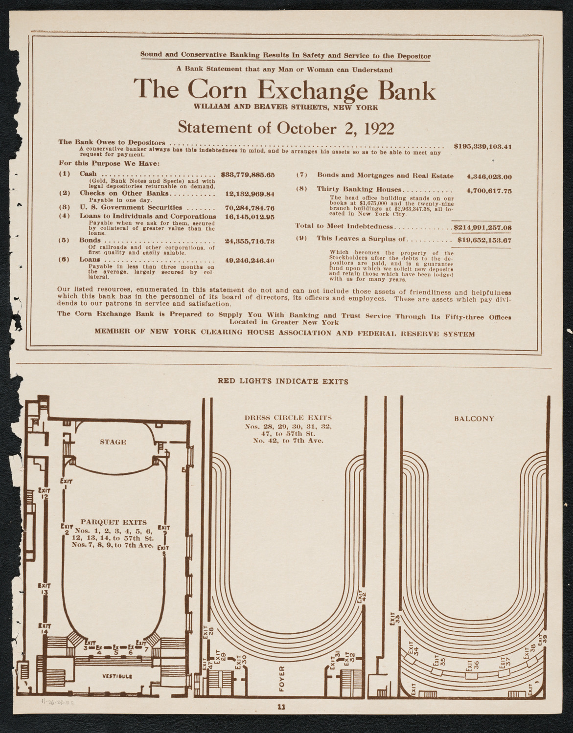 Newman Traveltalks: Victoria Falls, November 26, 1922, program page 11