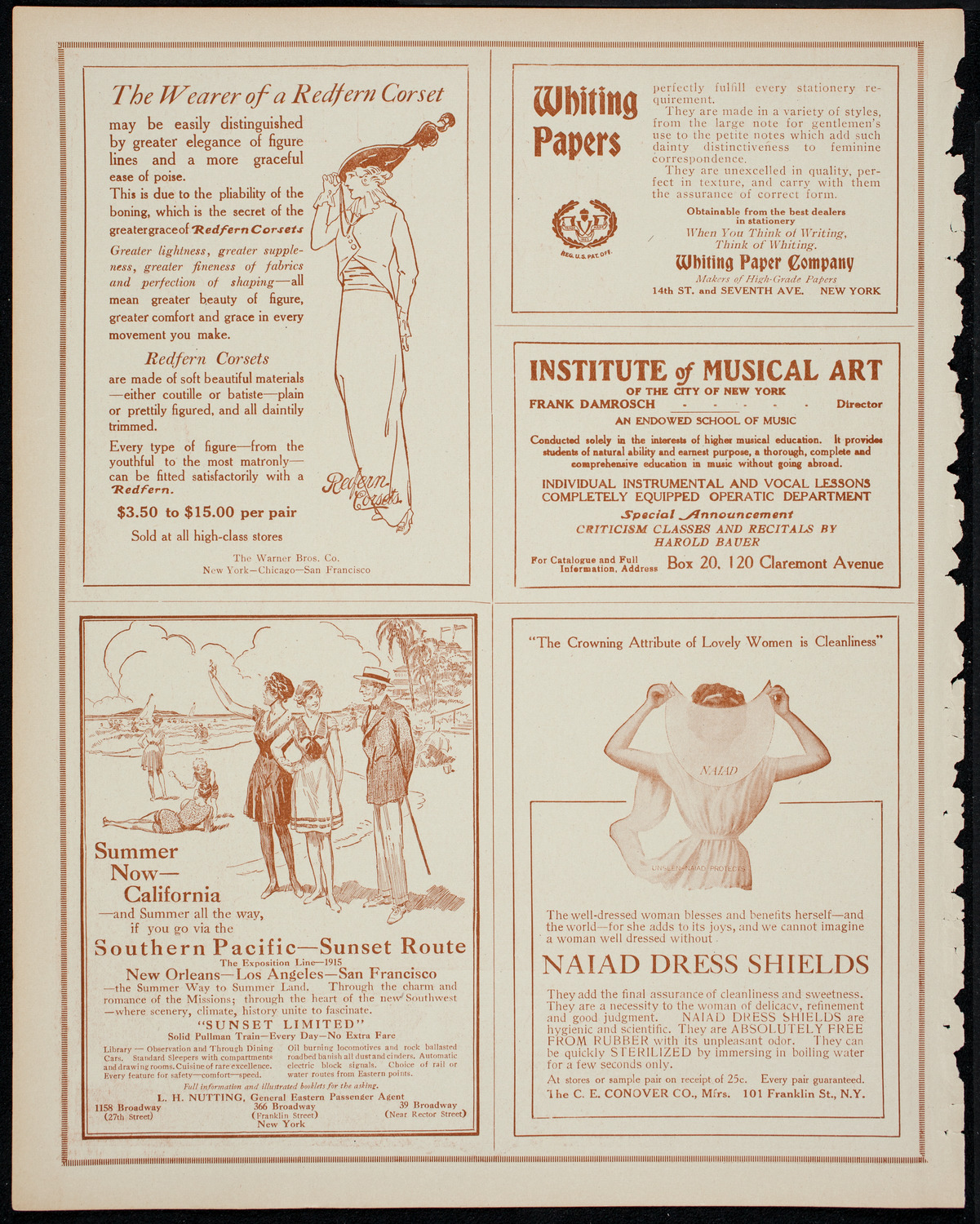 The Civic Forum, January 26, 1914, program page 2