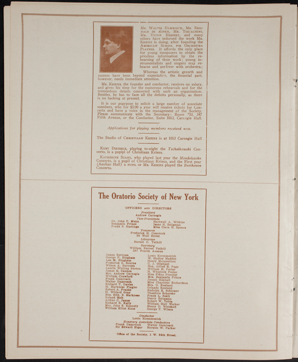 Memorial for the Fallen Warriors of Germany, Austria-Hungary and Their Allies, May 29, 1916, program page 10