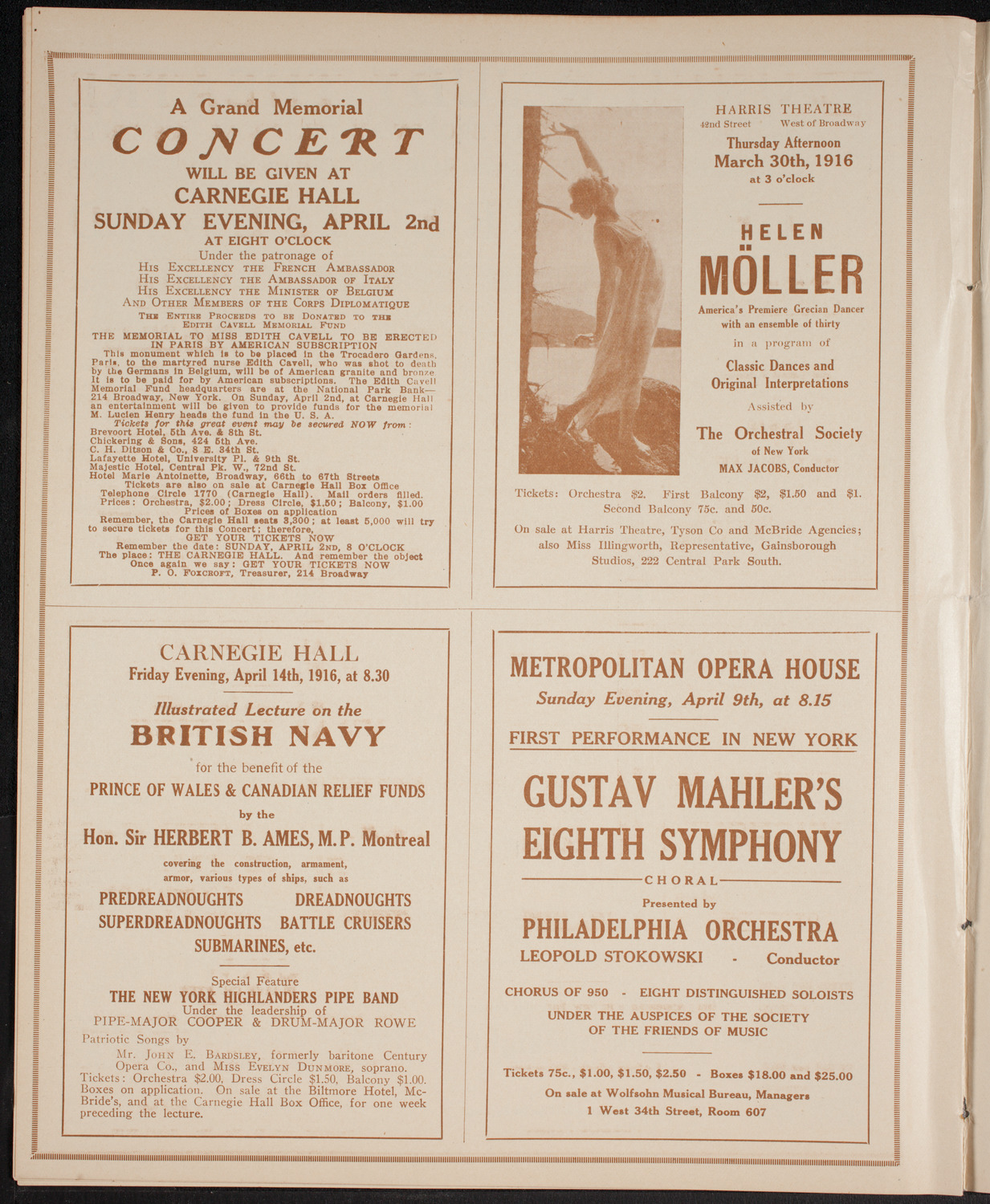 Newman Traveltalks: Peru, March 19, 1916, program page 10