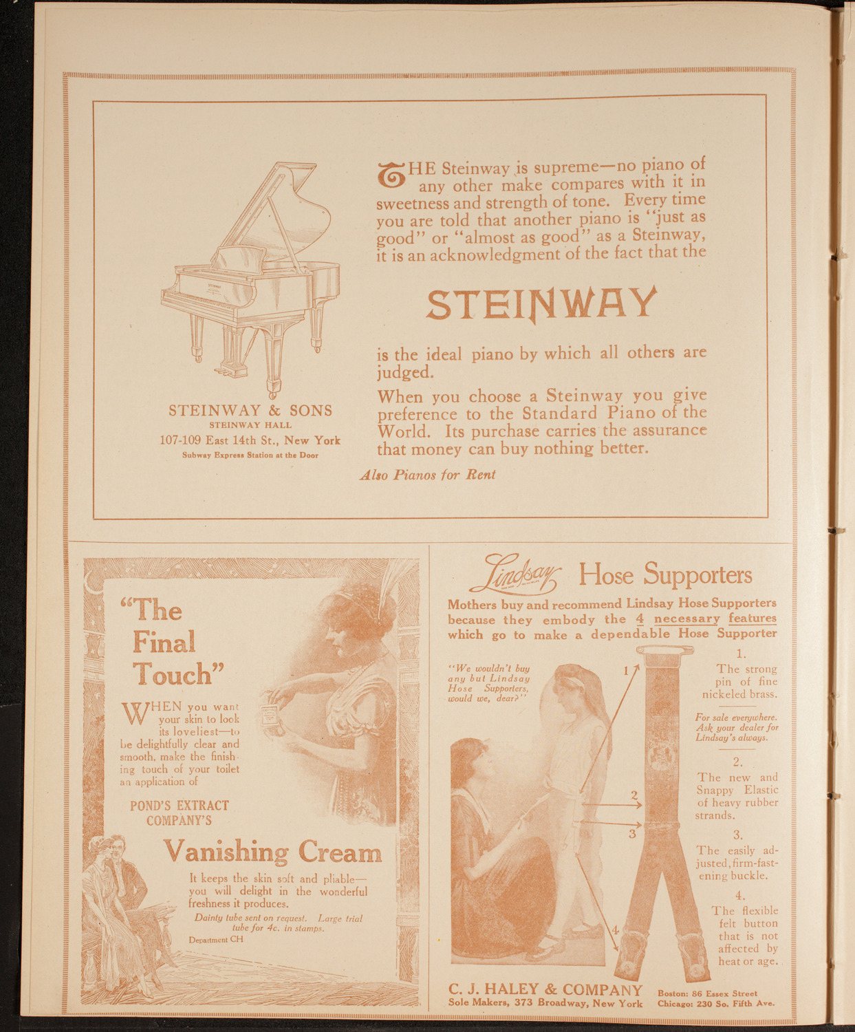 Elmendorf Lecture: Around Southern Europe, November 30, 1914, program page 4
