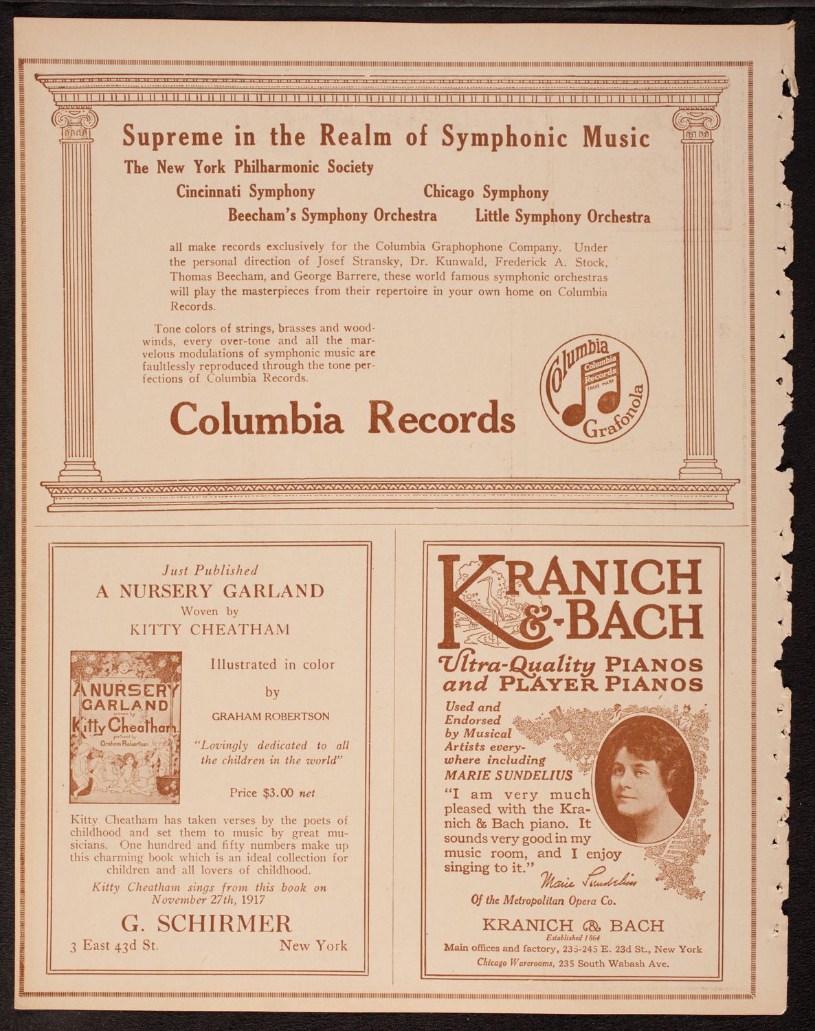 Lecture by Ian Hay, November 19, 1917, program page 6