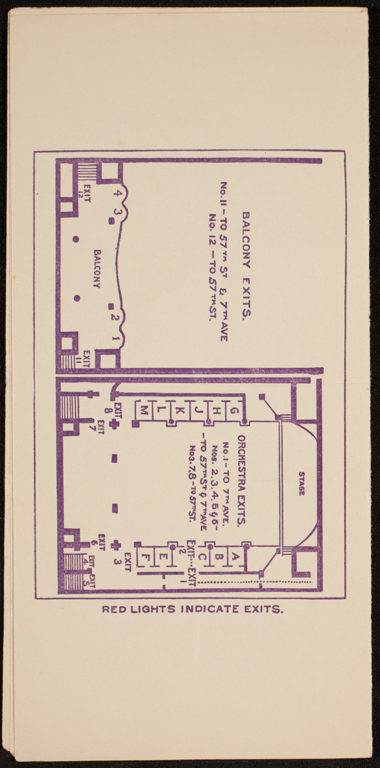 Amateur Comedy Club, April 9, 1913, program page 8