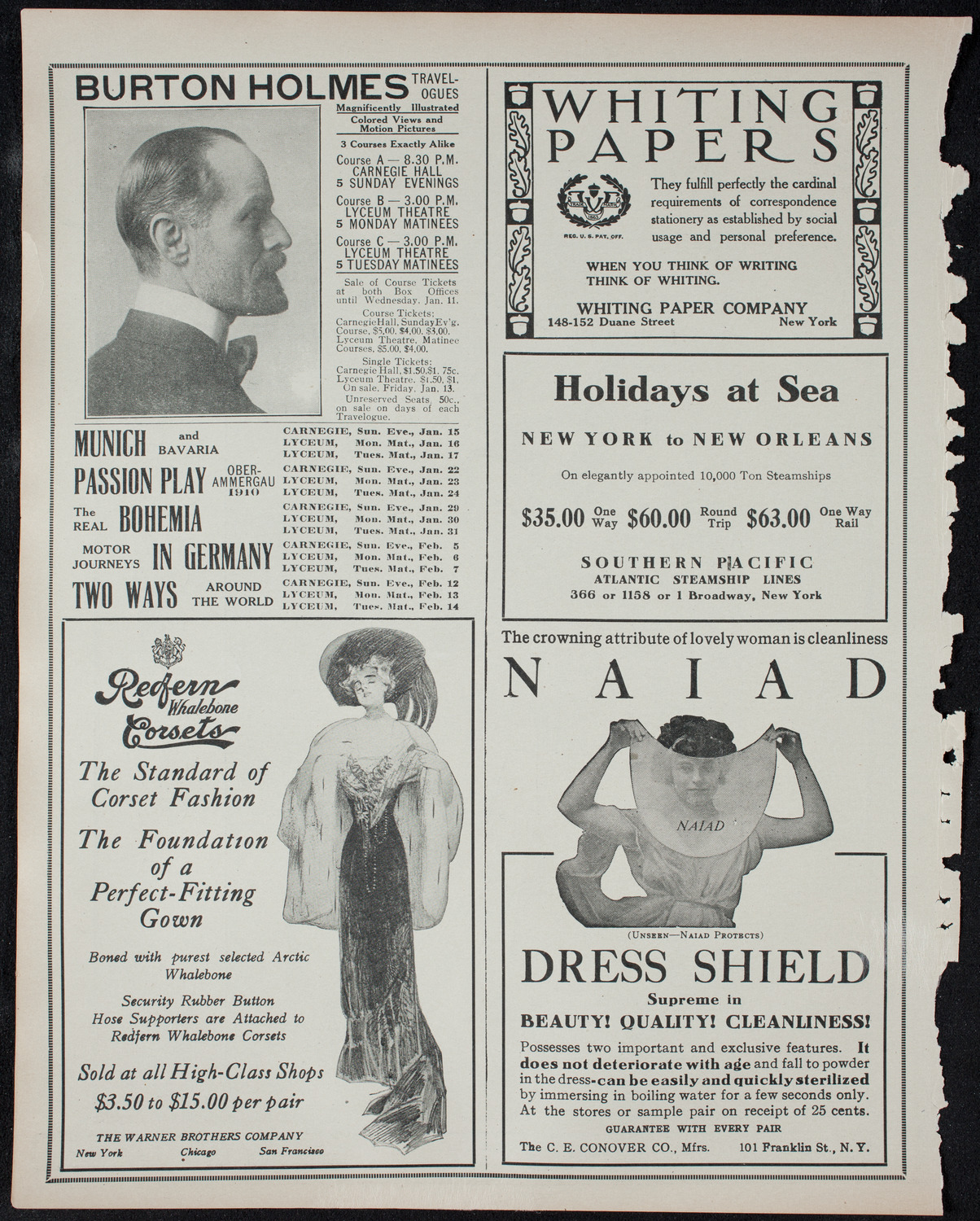 Fannie Bloomfield Zeisler, Piano, January 7, 1911, program page 2